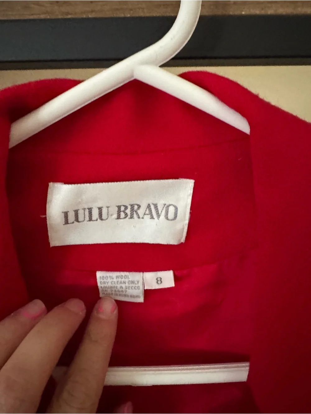 Lulu bravo red jacket